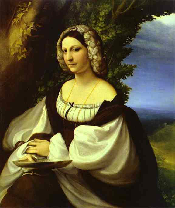 Correggio, Portrait of a Lady, 1519